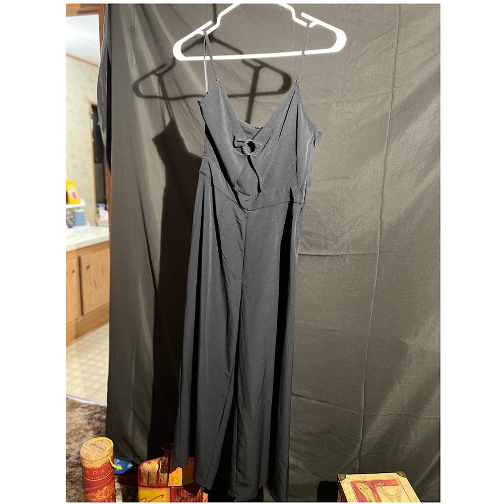 NWT H&M Divided Black Jumpsuit Sz 4